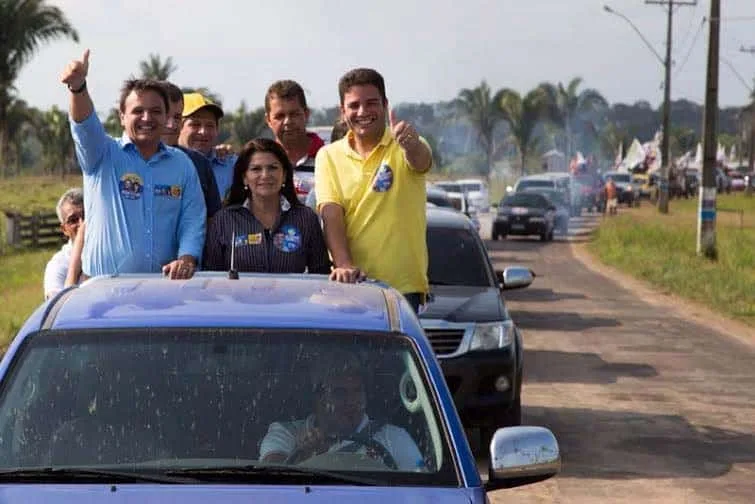 Marcio Bittar participou de carreata ao lado de Gladson