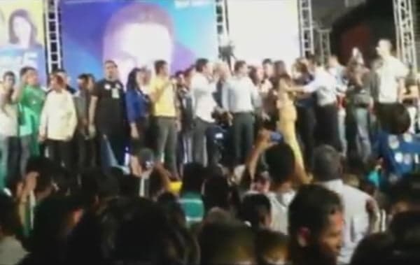 Vídeo amador mostra momento exato da agressão