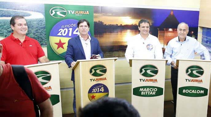 Primeiro debate entre candidatos ao governo é marcado por provocações 2 Candidatos fizeram o primeiro debate em Cruzeiro