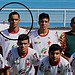 Parte do elenco do time Rio Branco juvenil; em destaque, o meia Careca