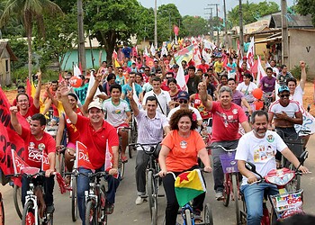 Na reta final de campanha, o Acre festeja com Tião Viana em cicleata, caminhada e encontros