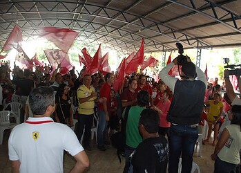 Caminhadas, moto e Arena marcaram agenda de boas mudanças com Tião