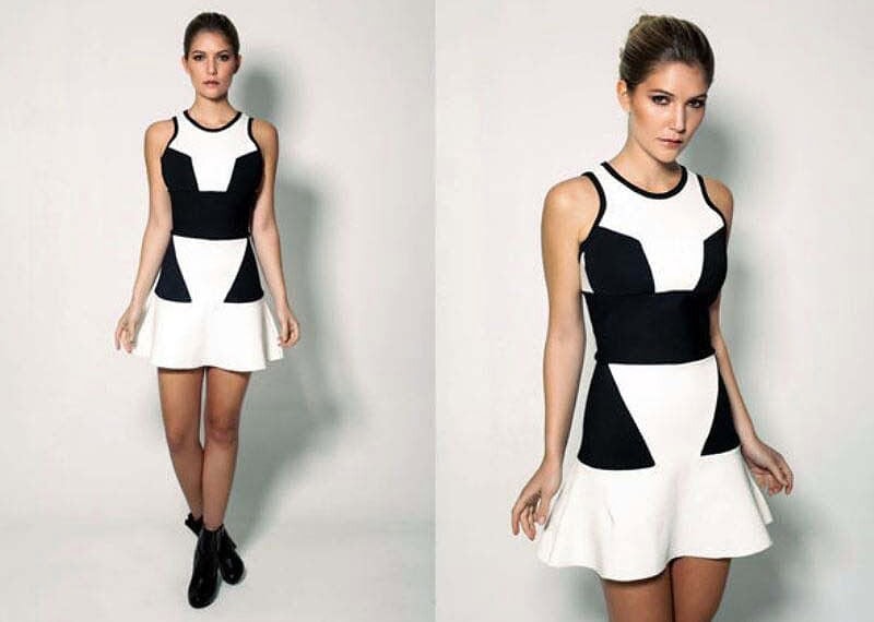 Clássica - Se você tem um ar chiqueria, a la Coco Chanel e não perde a chance de ser elegante, uma dica é o black&white pois tem um ar de poderosa!