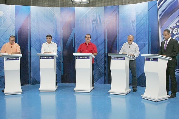 Candidatos ao governo comentam sobre participação em debate