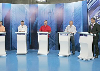 Candidatos ao governo comentam sobre participação em debate