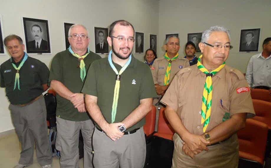 Visita dos escoteiros aconteceu entre os dias 25 e 28 deste mês