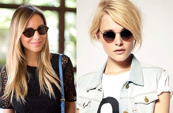 DISCRETOS E PEQUENOS Esse formato é ideal para quem quer aderir à moda discretamente. O modelo é ideal para as mais jovens e para quem tem rosto redondo ou triangular.