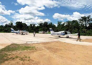 Campos de pouso estão operando, apesar das restrições