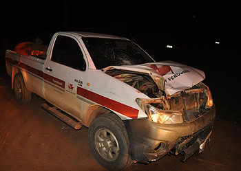 Ciclista morre atropelado por caminhonete na BR-364