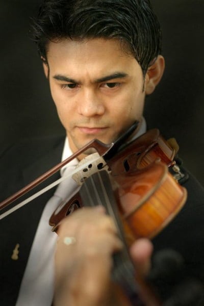 Violinista Miquéias Haluen