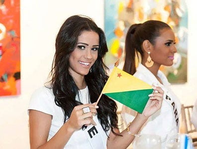 TEEN 1 MISS BRASIL - Energia positiva para a Miss Acre Iasmyne Sampaio, logo mais às 20h, durante a realização do concurso Miss Brasil 2014, que será transmitido ao vivo pela Band. De olho!