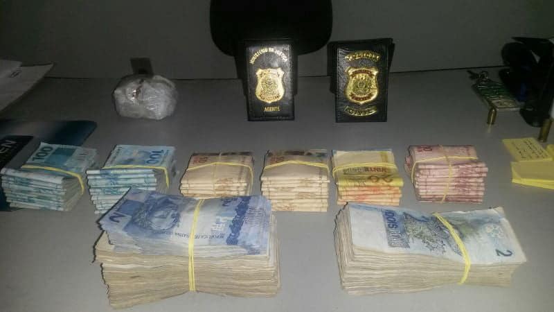 Quantia, segundo a polícia, pode ser resultado do tráfico
