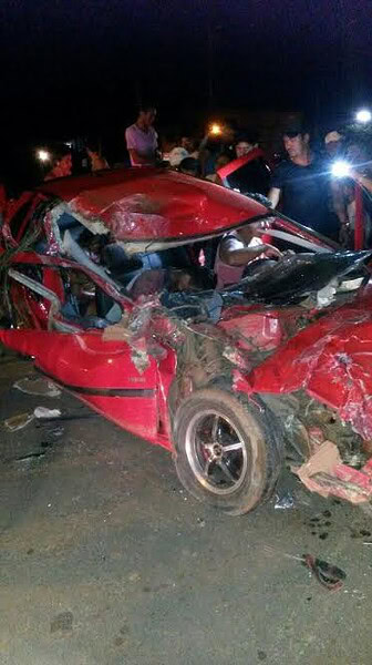 Acidente na BR-364 deixa uma pessoa morta e três gravemente feridas