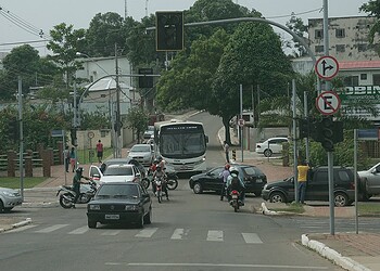 Apagão interferiu no trânsito da cidade