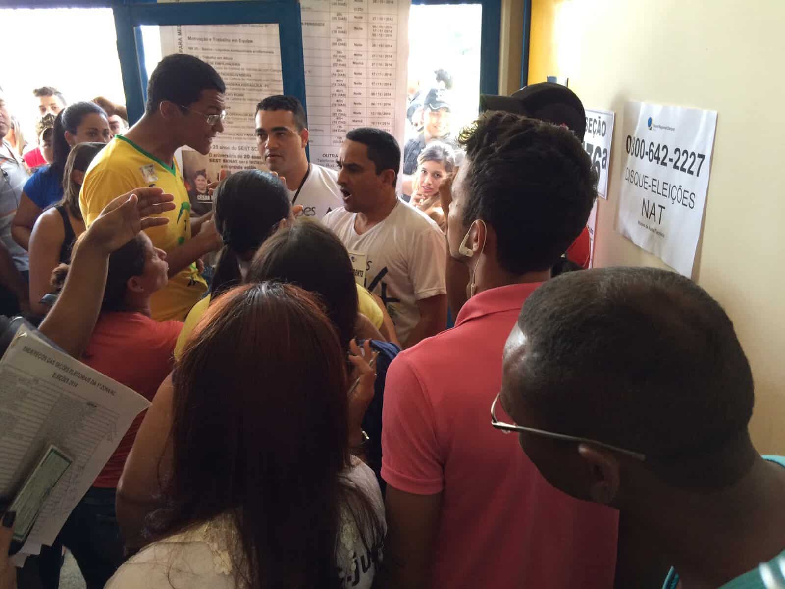 Biomatria lenta - Confusão na fila do Sest-Senat - FOTO Brenna Amâncio