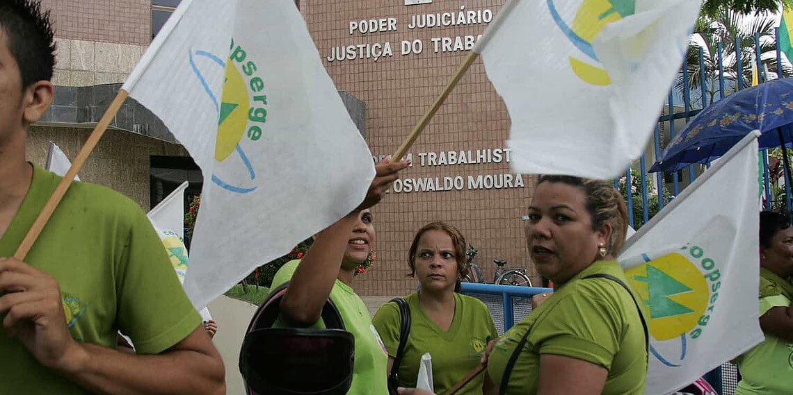 Manifesto marca mais uma audiência da Coopserge no Ministério do Trabalho