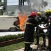 Carro incendeia ao abastecer em posto de combustível no Segundo Distrito
