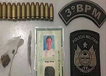 Homem é preso com munição calibre 40