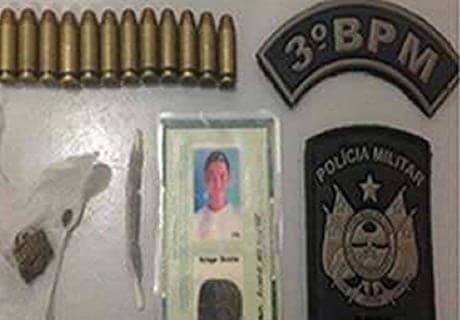 Homem é preso com munição calibre 40