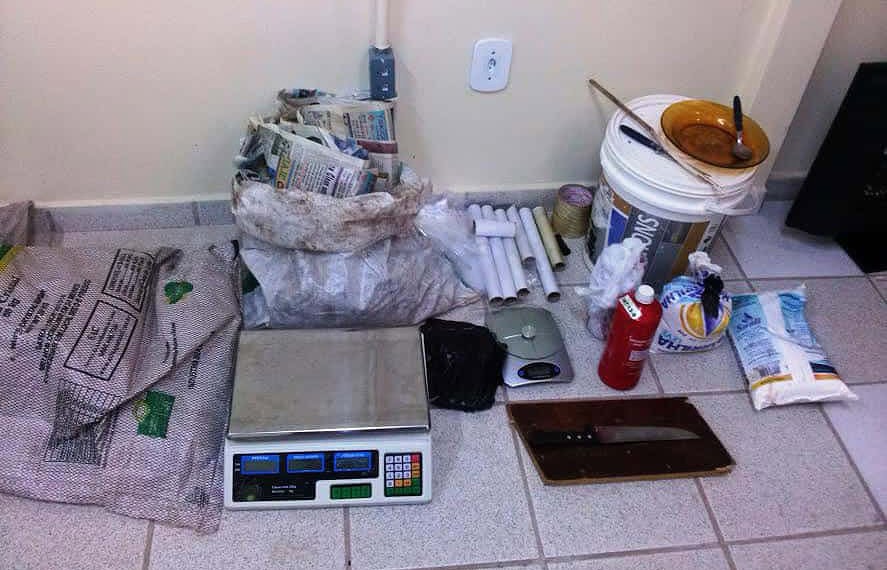 Polícia Civil prende traficante com dinheiro e 16,8 quilos de maconha