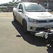 Motociclista teria invadido a contramão, causando o choque com carro da Ciretran