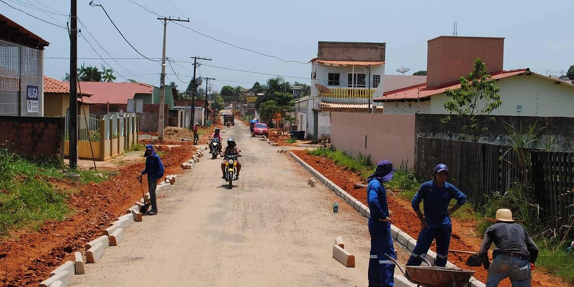 Investimento nas obras de pavimentação é de R$ 33 milhões