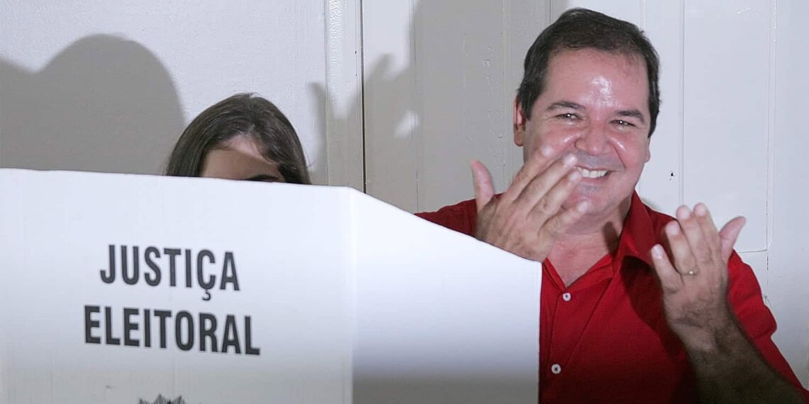 Candidato no momento do voto: otimismo no 2º turno