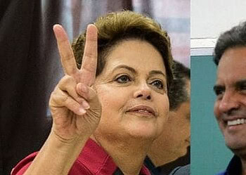 Dilma e Aécio disputam a Presidência no segundo turno