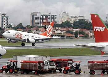 Boeing da Gol decola de Congonhas; movimento alto