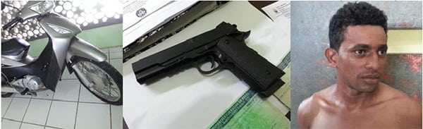 Miquéias Valadares da Silva foi preso em um lava a jato, localizado no bairro Aeroporto Velho, em Cruzeiro