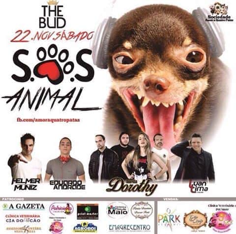 S.O.S Animal: Adquira seu ingresso antecipadamente