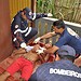 Socorristas do Samu  resgatam vítima de disparos