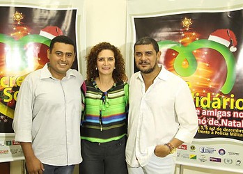 David Medeiros com Marlúcia Cândida e Moisés Alencastro