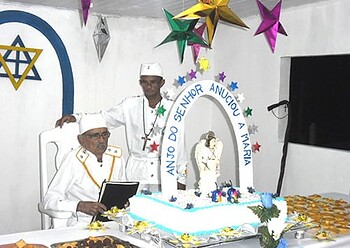 No ano passado, Juarez ganhou uma festa especial de aniversário na igreja