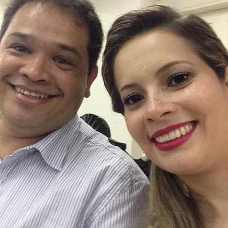 No dia 30 de dezembro, fez aniversário a advogada Camila Tavares, que festejou a data ao lado do marido Jeferson.