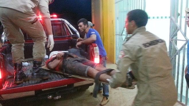 Adolescente fica ferido em acidente na BR 317