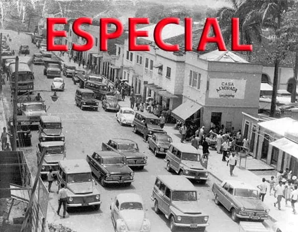 A Rua Benjamin Constant, no coração do Centro da cidade, já era uma área comercial décadas atrás