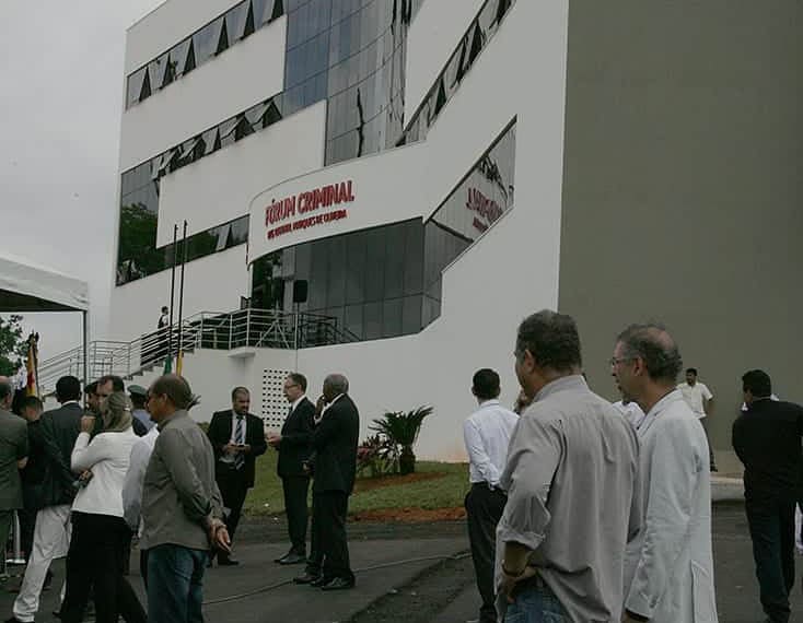 Primeiro prédio da Cidade da Justiça é inaugurado