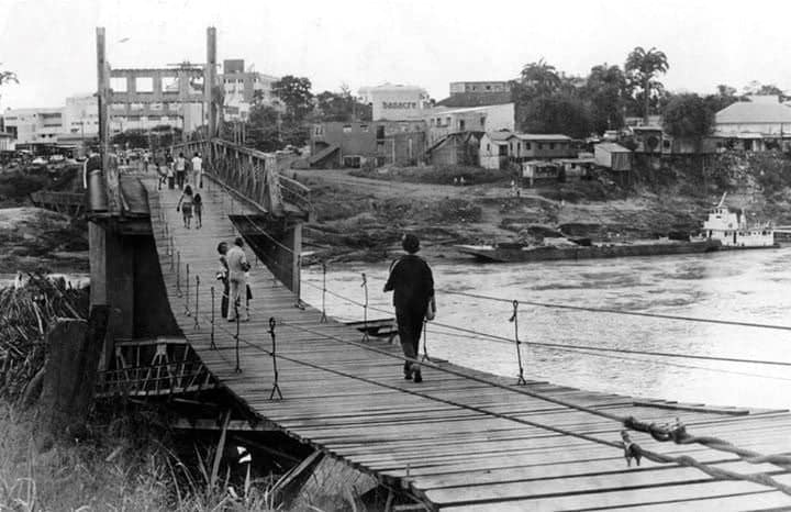 A Ponte Métalica antes era sinônimo de ‘balanço’ 