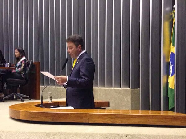 Declarando sua gratidão pelo Acre, Gladson Cameli se despede da Câmara Federal