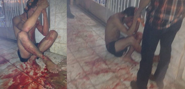 Homem é acorrentado pelo pescoço após tentar roubar 2