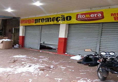 Loja de Eletrodoméstico do Centro é arrombada e furtada