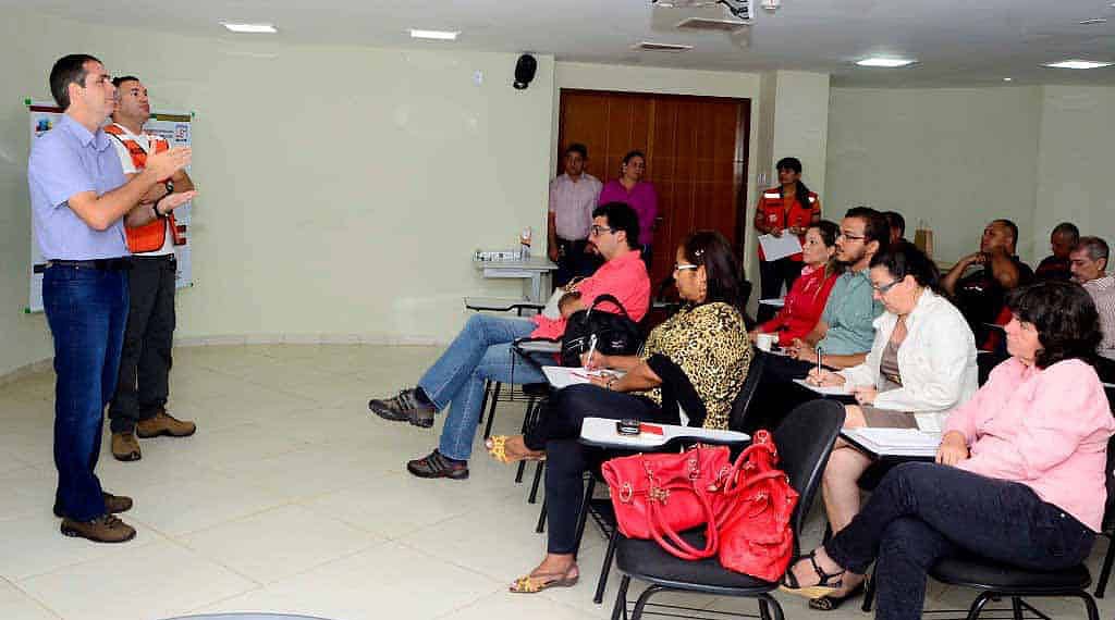 Oficina deve preparar equipe em casos de desastres