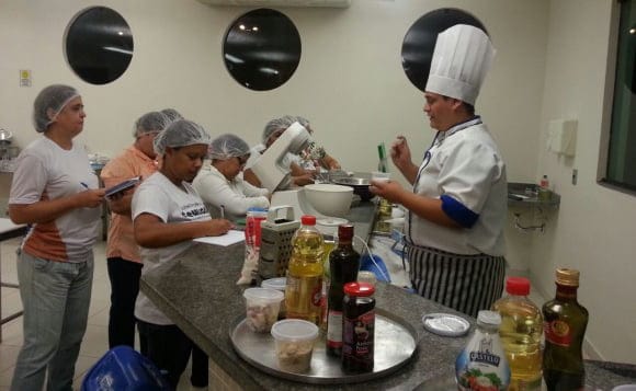 Permissionários participam de oficina com chefs do Senac
