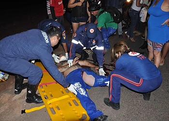 Homem sofre grave acidente na Via Verde e perde o pé