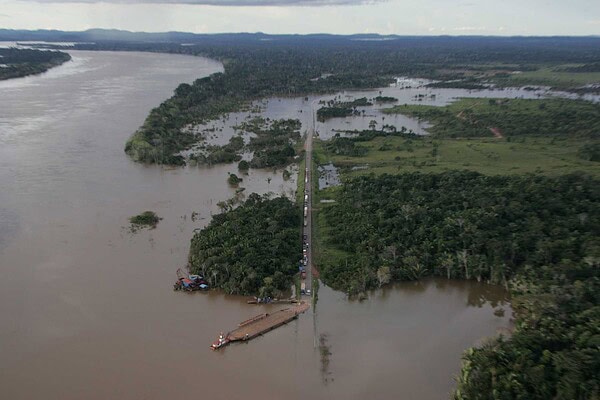 Nível do rio Madeira apresentou pequeno sinal de vazante na região do Abunã