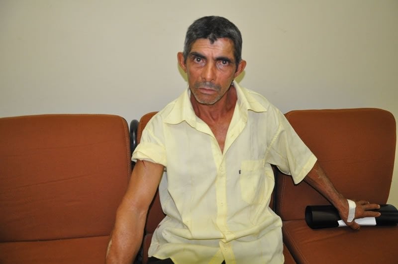 Raimundo Nunes feriu enteado com golpes de faca