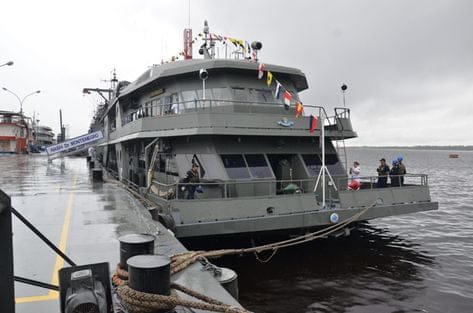Acre recebe Navio da Marinha que deve atender mais de 25 mil pessoas com serviços de saúde 2 Navio vai partir de Manaus para o Acre nesta segunda