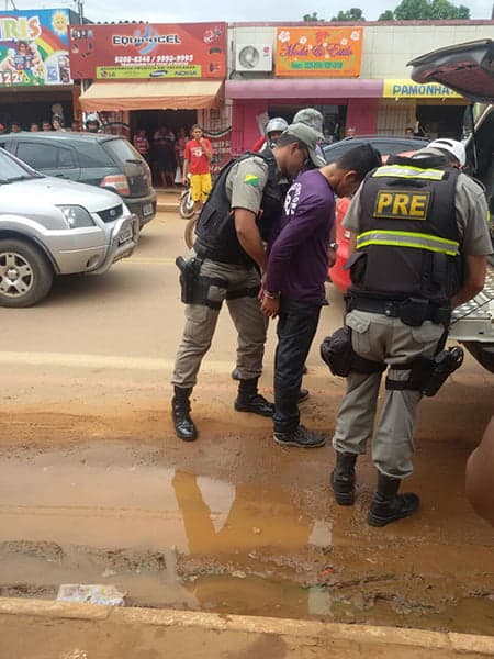Após ação, motorista foi encaminhado à delegacia