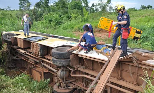 Apesar da forte batida, não houve vítimas fatais